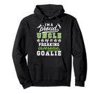 Proud Soccer Goalkeeper Uncle Soccer Hoodie - Minimalist Print for Adults