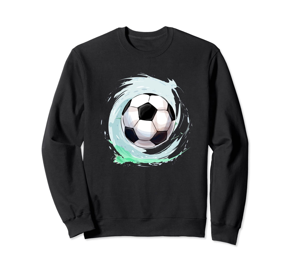 Soccer Ball Sport Players Soccer Fans Sweatshirt - Minimalist Print Unisex