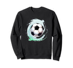 Soccer Ball Sport Players Soccer Fans Sweatshirt - Minimalist Print Unisex