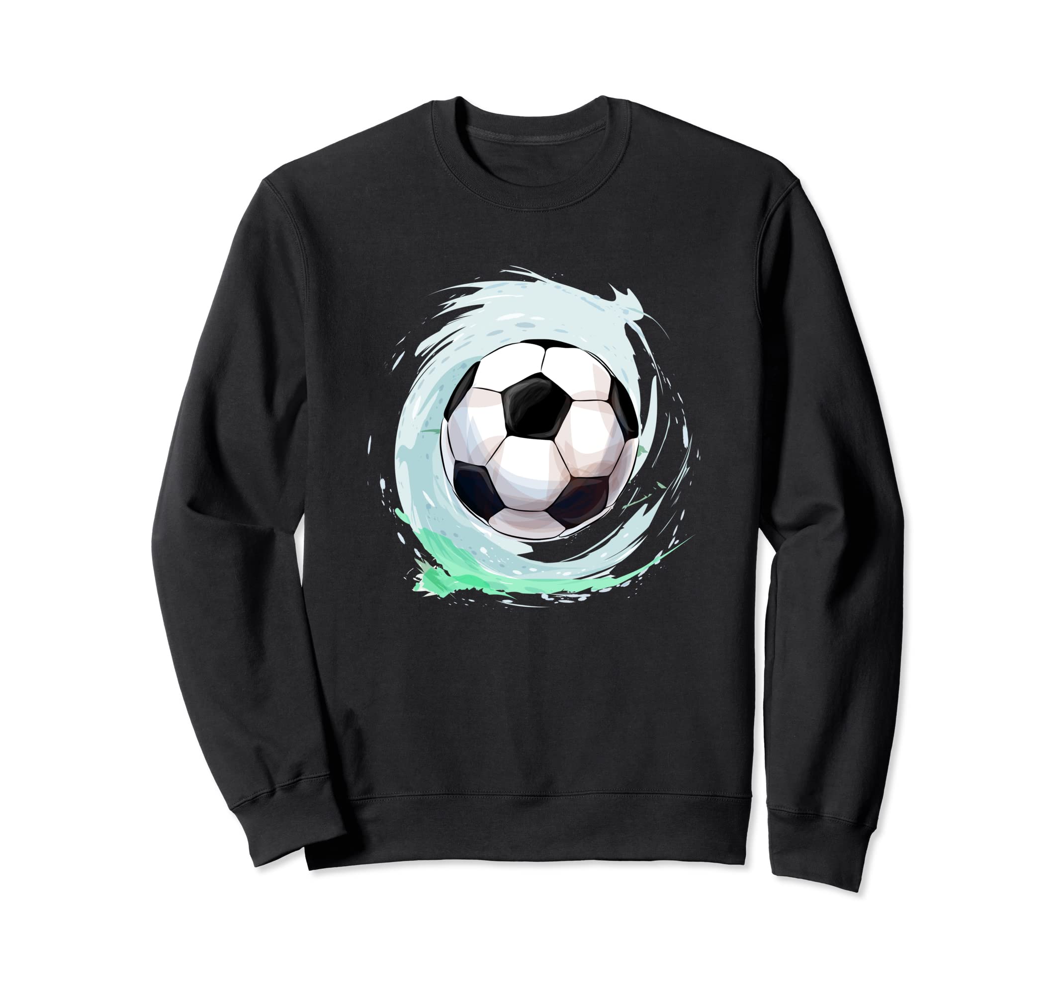 Soccer Ball Sport Players Soccer Fans Sweatshirt - Minimalist Print Unisex