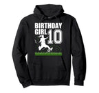10 Year Old Soccer Birthday Party Hoodie - Streetwear Style Men Women