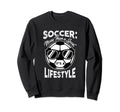 Funny Soccer Teen Futbol More Sweatshirt - Aesthetic Graphic for Adults