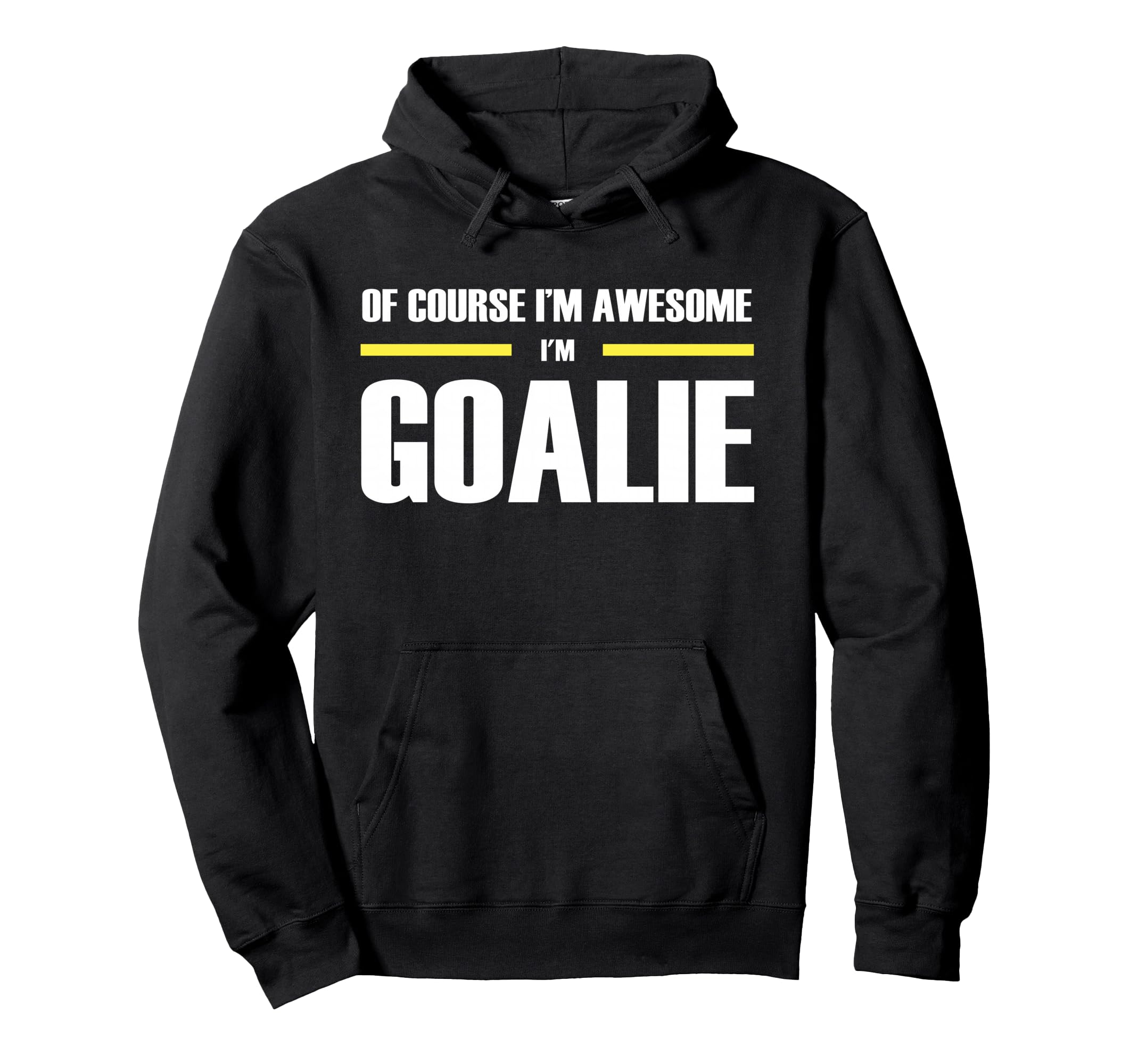Original Awesome Goalie Hoodie - Casual Everyday Wear for Adults