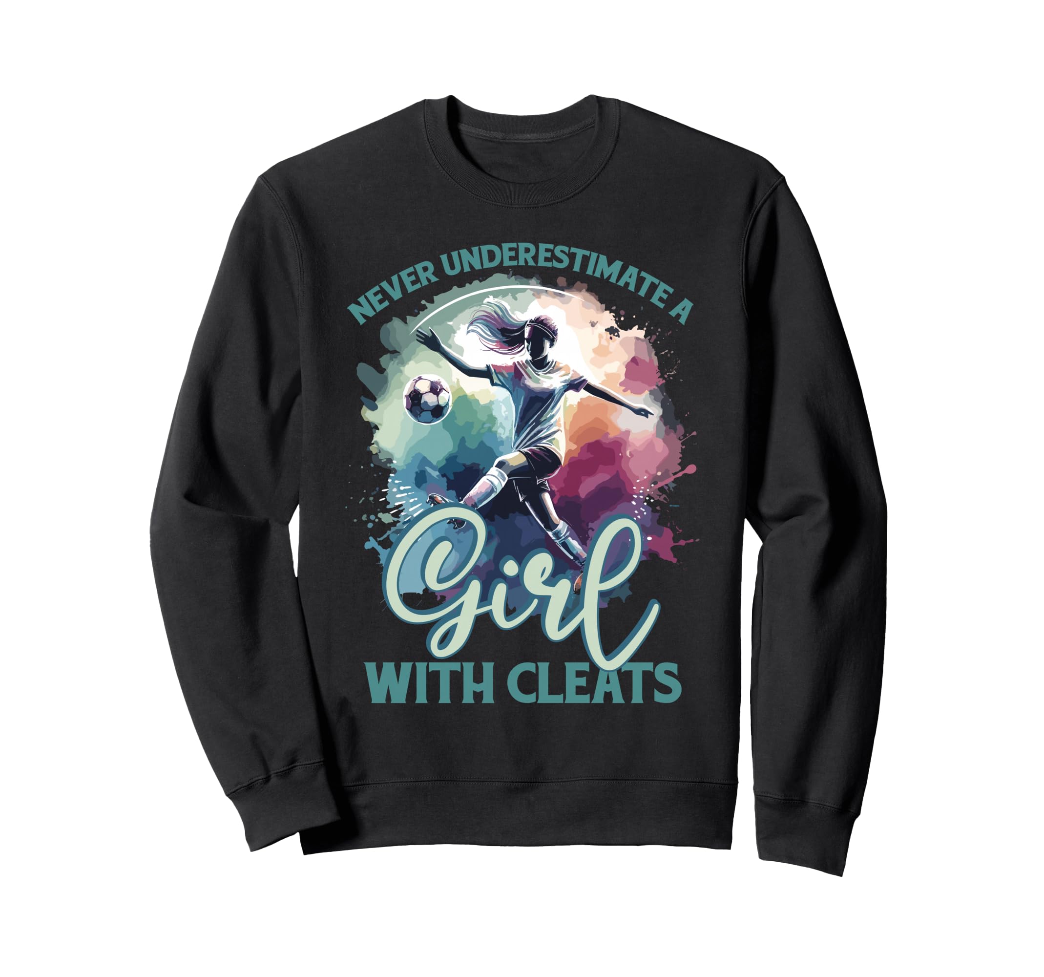 Soccer Sport Soccer Player Sweatshirt - Graphic Print Unisex