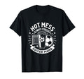 Hot Mess Always Stressed Soccer T-Shirt - Aesthetic Graphic for Adults