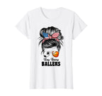 Busy Raising Ballers Soccer And T-Shirt - Novelty Apparel Unisex