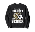 Proud Grandpa 2026 Senior Soccer Sweatshirt - Graphic Print Unisex