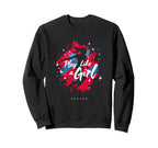 Play Like Soccer Sweatshirt - Aesthetic Graphic for Adults