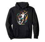Funny Soccer Vibes Soccer Player Fun Hoodie - Custom Art Print Unisex