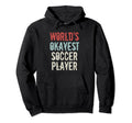 Worlds Okayest Soccer Player Hoodie - Aesthetic Graphic Men Women