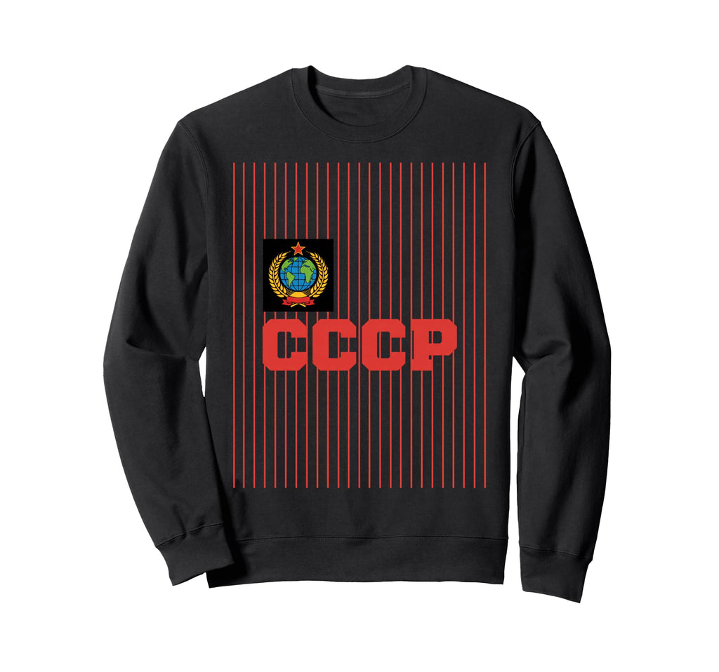 Cccp World Nations Football Soviet Sweatshirt - Minimalist Print Men Women