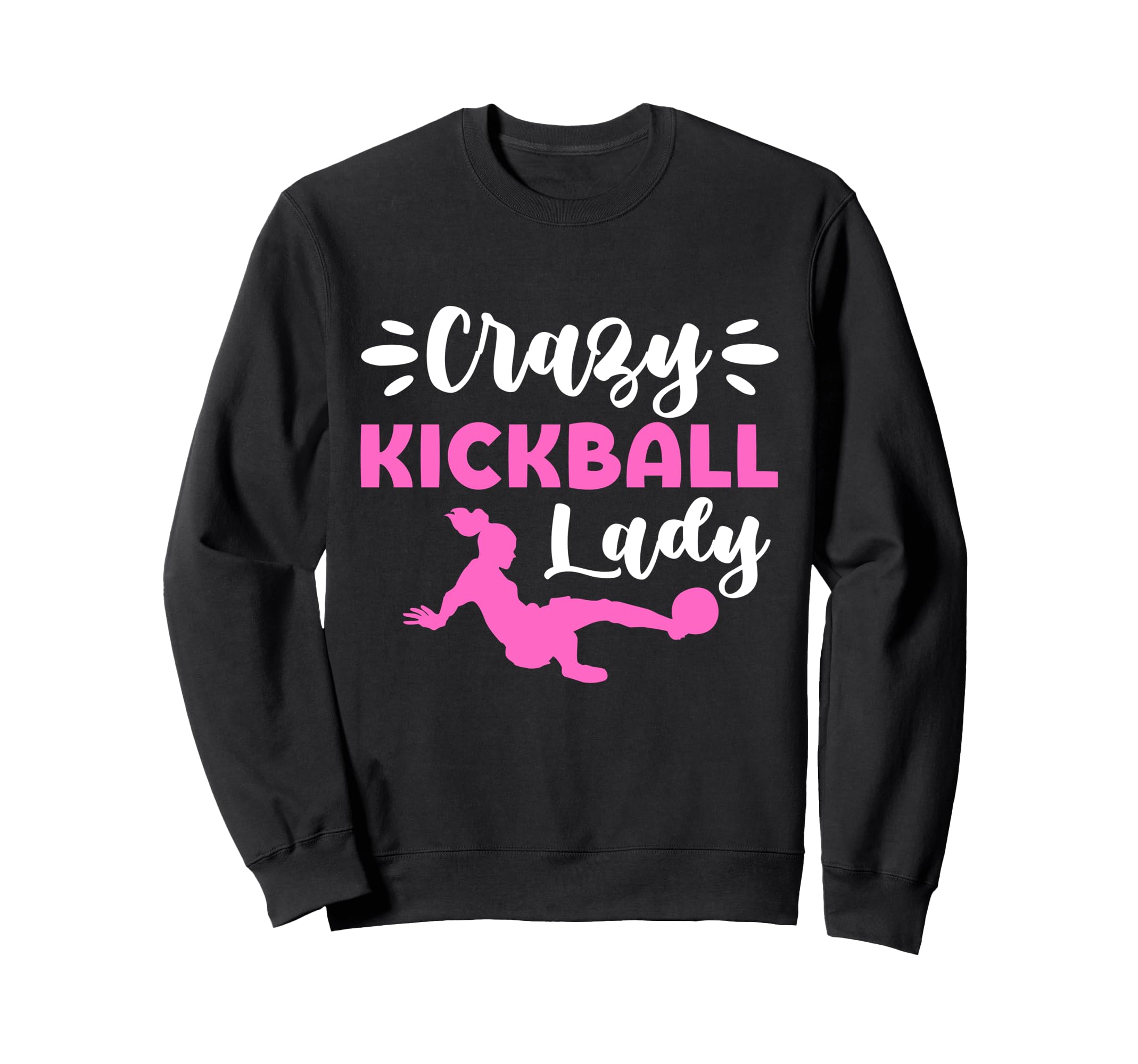 Crazy Kickball Lady Soccer Mom Sweatshirt - Streetwear Style Unisex