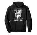 Im Field Hockey Goalie Dad Field Hockey Hoodie - Unique Graphic Unisex