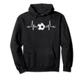 Soccer Player Heartbeat Soccer Lover Hoodie - Unique Graphic for Adults