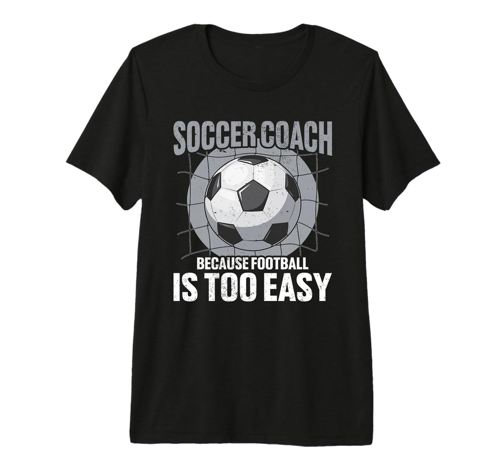 Coaching Soccer Dad Coach Soccer T-Shirt - Aesthetic Graphic for Adults
