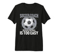 Coaching Soccer Dad Coach Soccer T-Shirt - Aesthetic Graphic for Adults