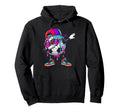 Soccer Ice Cream Drip Dabbing Sprinkles Hoodie - Unique Graphic for Adults