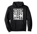 This Is My Soccer Mom Voice Mothers Hoodie - Aesthetic Graphic for Adults