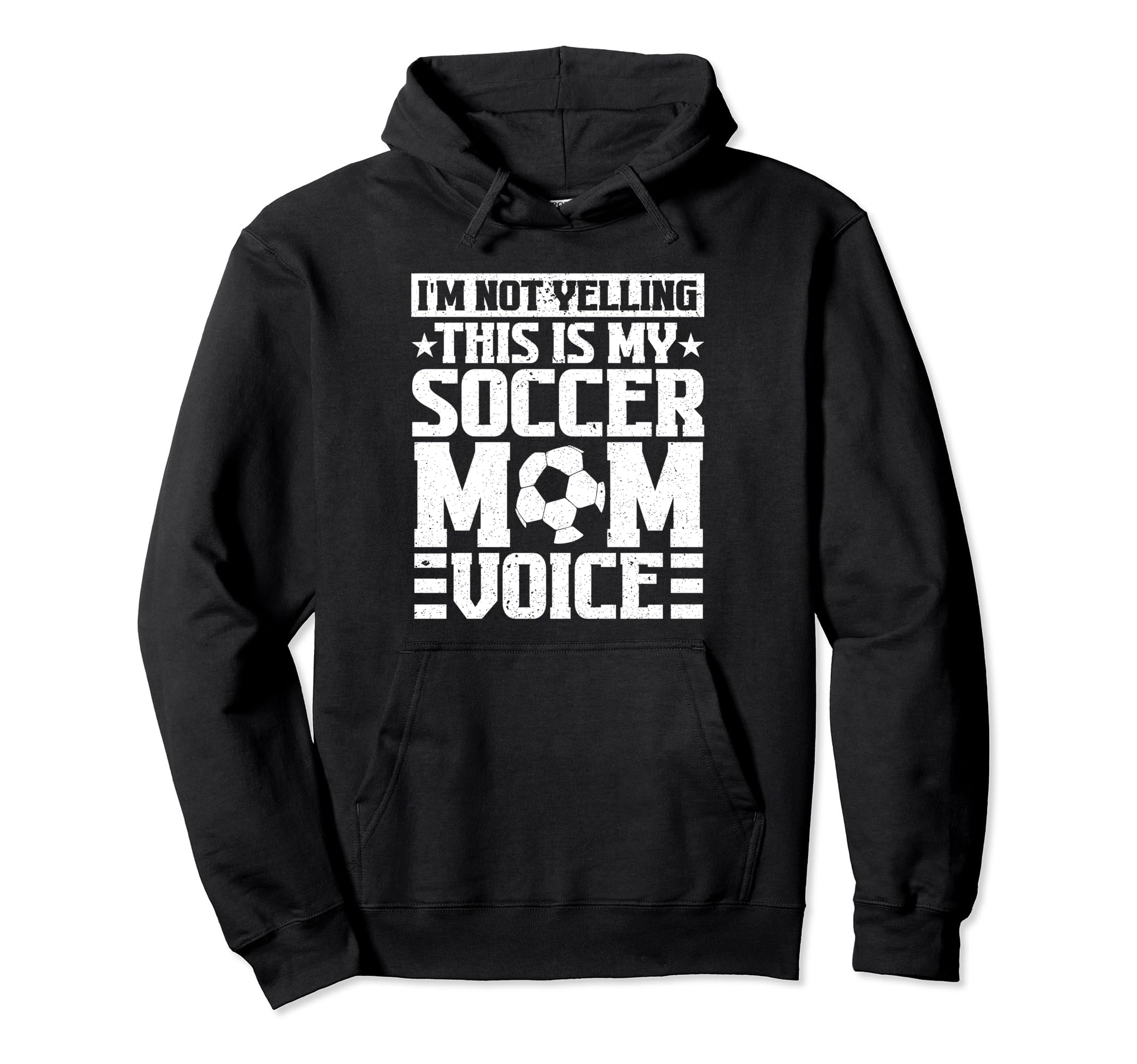 This Is My Soccer Mom Voice Mothers Hoodie - Aesthetic Graphic for Adults