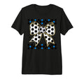 Soccer Bow Checkered Ribbon Gift T-Shirt - Custom Art Print Men Women