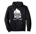 Ice Hockey Keeper Mom Ice Hockey Hoodie - Casual Everyday Wear Unisex
