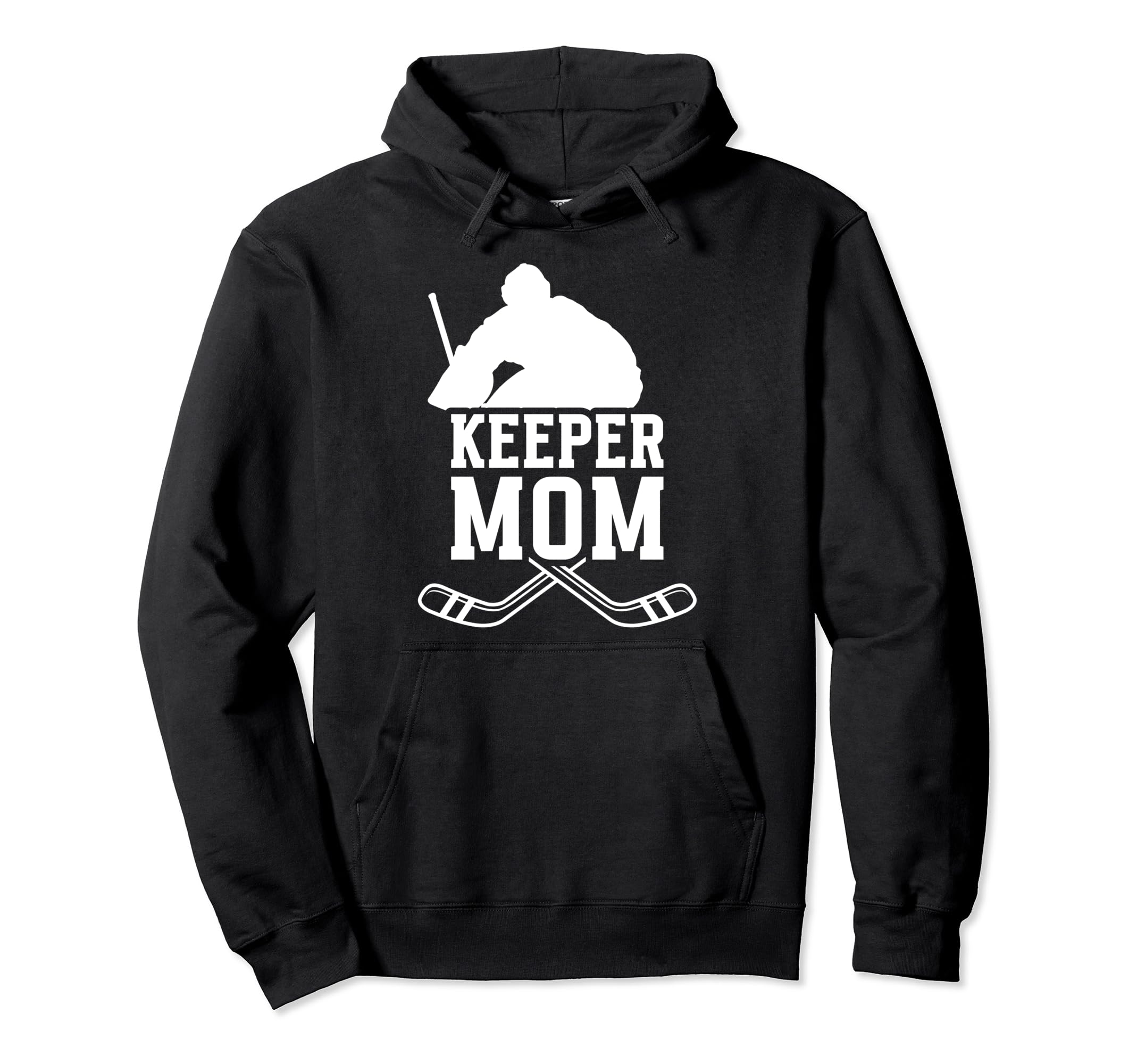 Ice Hockey Keeper Mom Ice Hockey Hoodie - Casual Everyday Wear Unisex