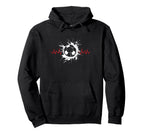 Soccer Ball Heartbeat Players And Hoodie - Trendy Graphic for Adults