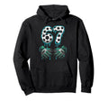 Soccer Goalie 67 Number Gloves Splash Hoodie - Novelty Apparel Unisex