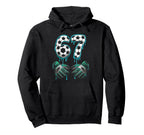 Soccer Goalie 67 Number Gloves Splash Hoodie - Novelty Apparel Unisex