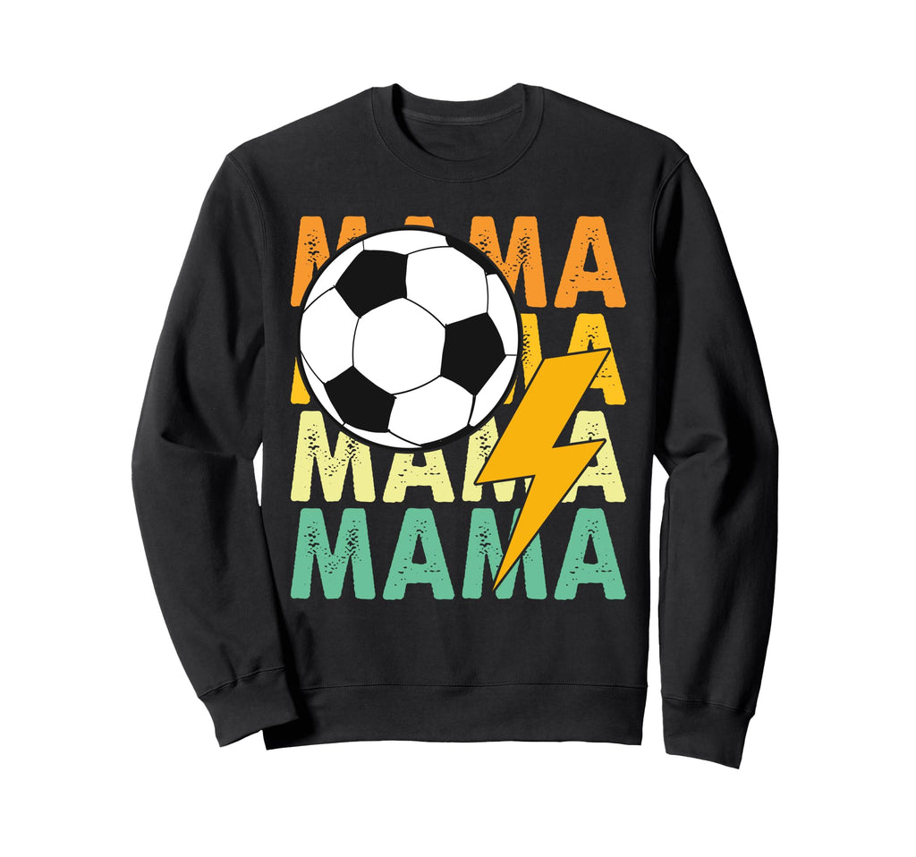Soccer Mama Distressed Lightning Sweatshirt - Streetwear Style Men Women