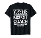 Baseball Coach Thank You Gift T-Shirt - Trendy Graphic Unisex