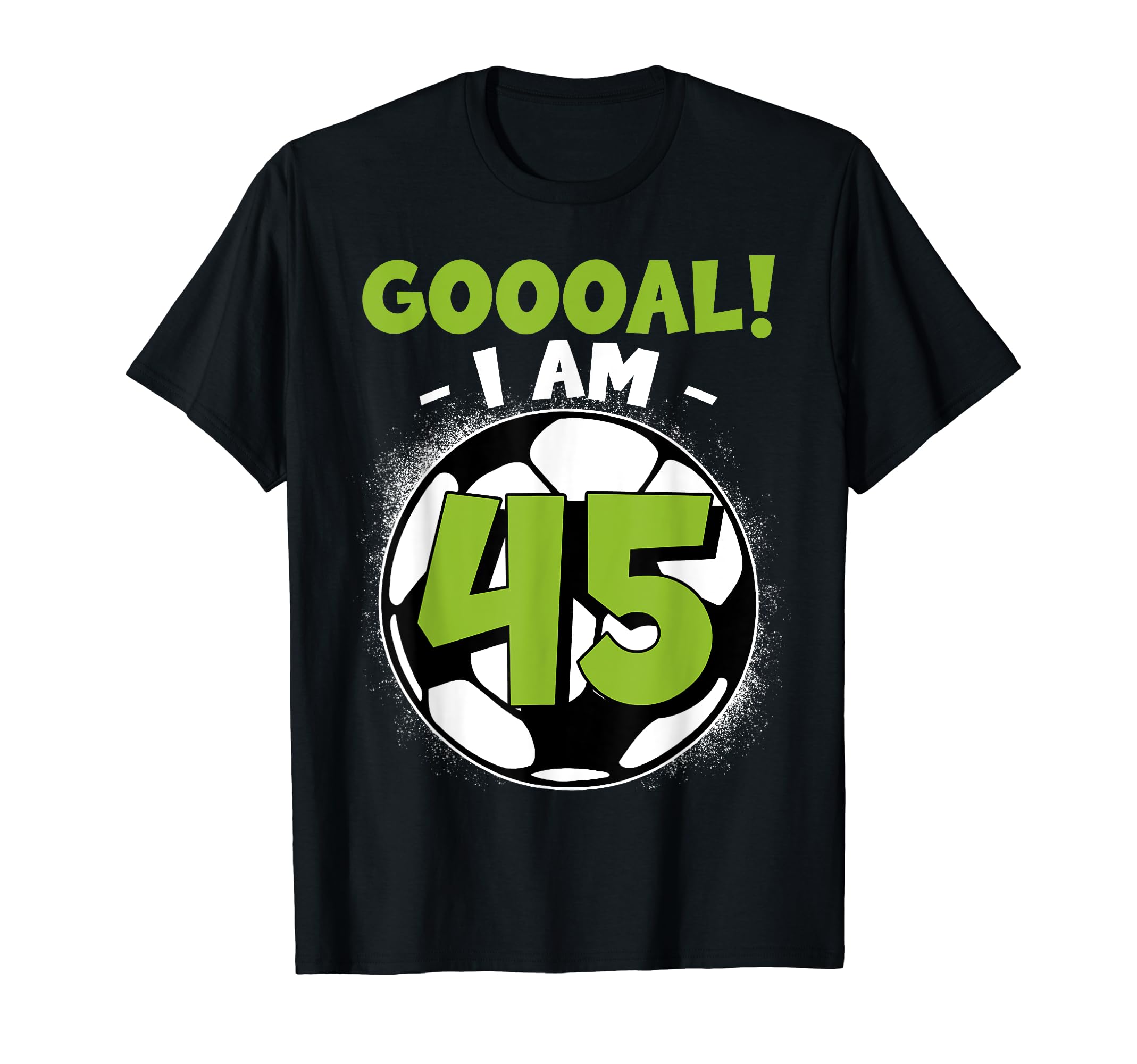 45 Year Old Birthday Soccer Themed 45Thb T-Shirt - Custom Art Print Unisex