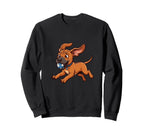Watermelon Soccer Player Number 7 Sweatshirt - Novelty Apparel Unisex