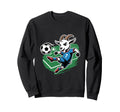 Football Goat Striker Number 7 Sweatshirt - Casual Everyday Wear Unisex
