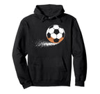 Soccer Silhouette Soccer Player Sports Hoodie - Streetwear Style Unisex