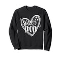 Mom Loves Soccer Heart Best Sweatshirt - Fun Novelty Design for Adults