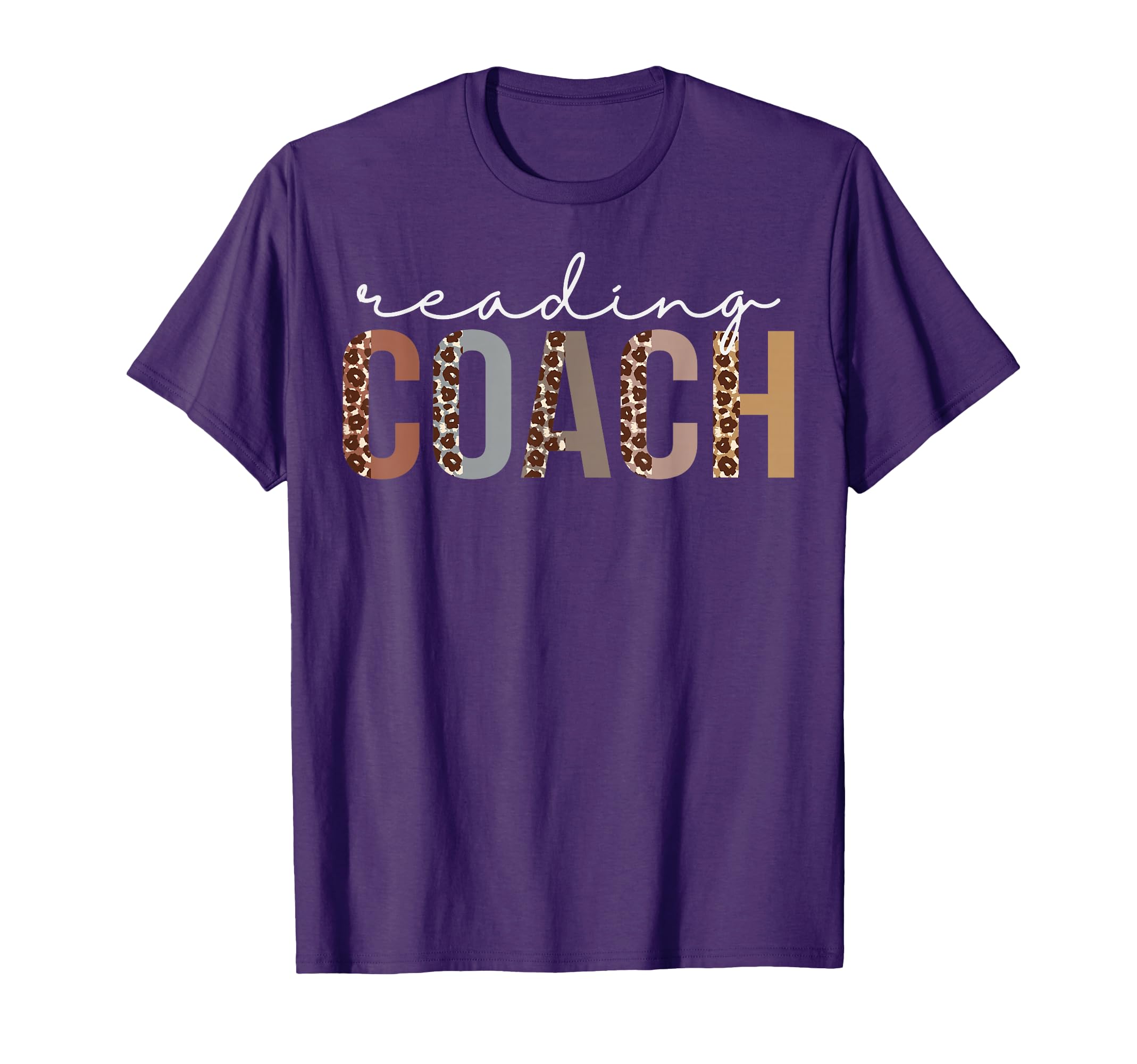 Reading Coach Leopard T-Shirt - Casual Everyday Wear for Adults