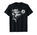 Funny Soccer Heifer Just Who Loves T-Shirt - Minimalist Print for Adults
