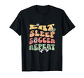 Eat Sleep Soccer Repeat Football T-Shirt - Aesthetic Graphic Unisex