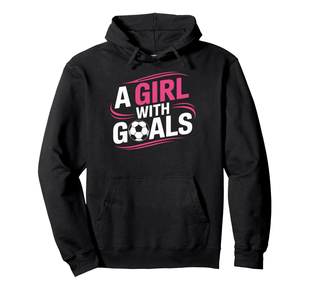 Inspirational Soccer Goals Female Hoodie - Fun Novelty Design Men Women
