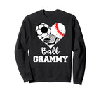 Ball Grammy Funny Soccer Baseball Sweatshirt - Streetwear Style Unisex