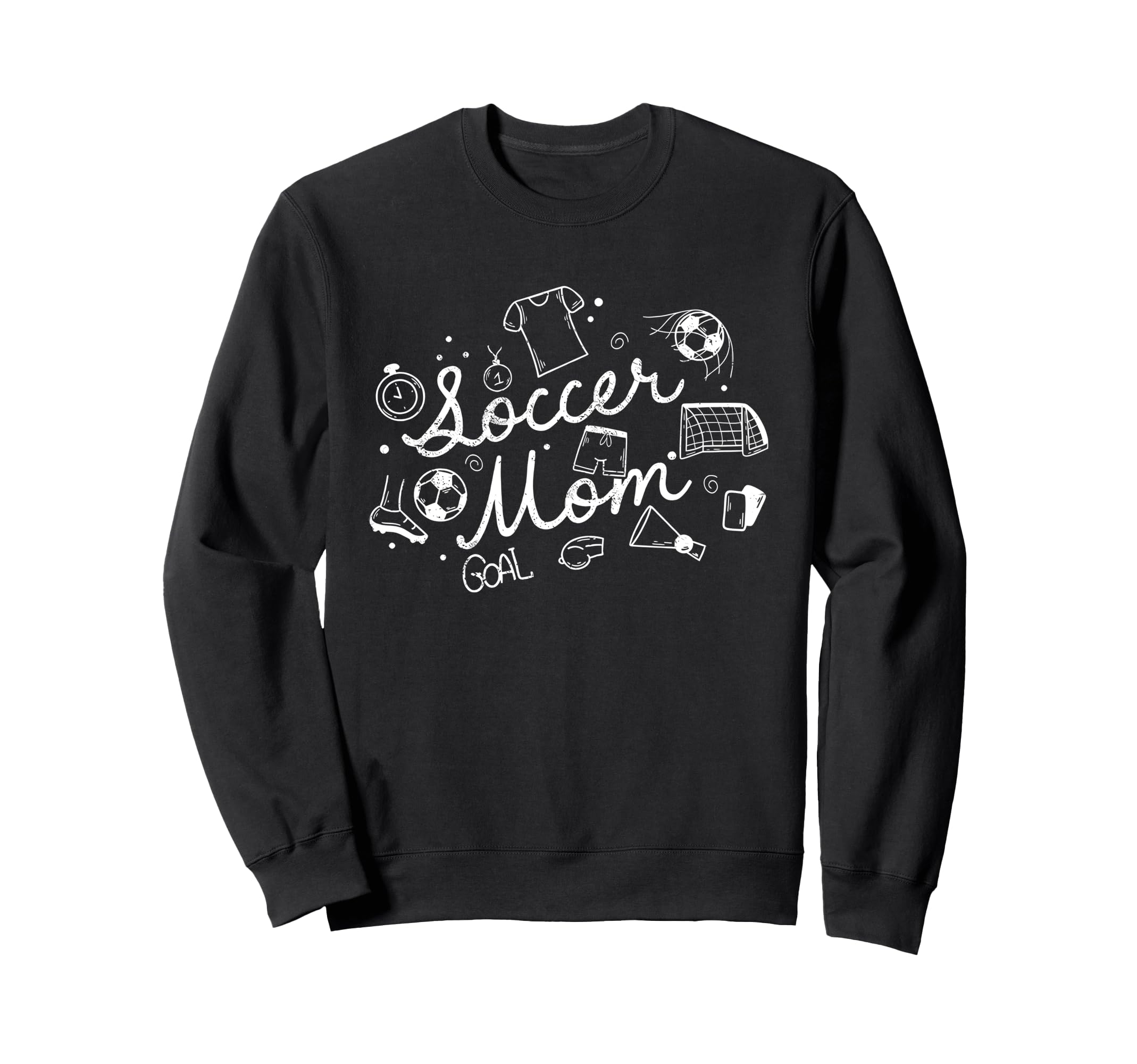 Soccer Mom Script Doodles Sweatshirt - Trendy Graphic Men Women