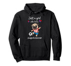 Pug Soccer Pug Soccer Hoodie - Trendy Graphic Men Women