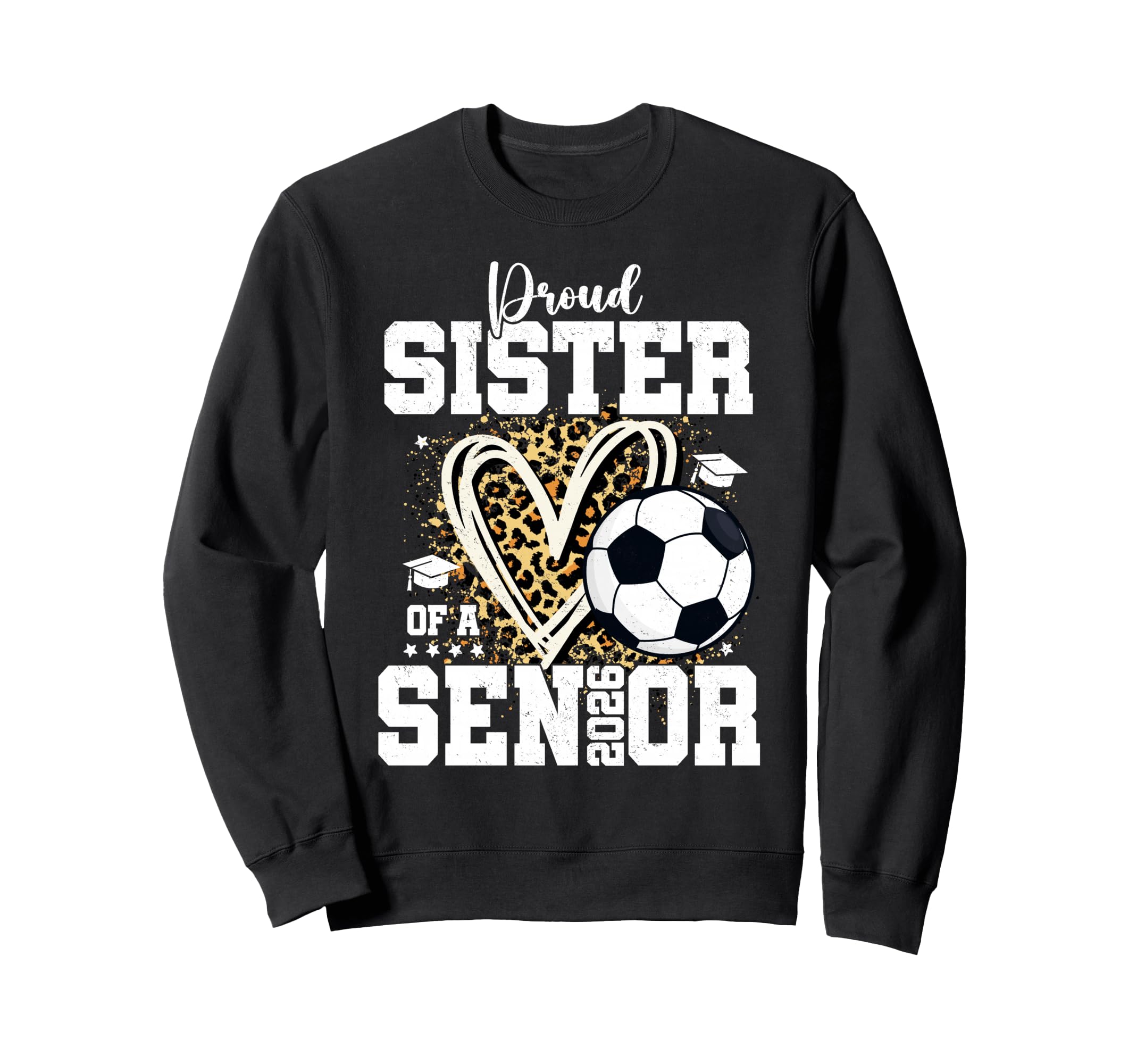 Proud Sister 2026 Senior Soccer Sweatshirt - Novelty Apparel Men Women