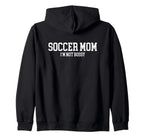 Soccer Mom Novelty Tees Tops Outfit Hoodie - Custom Art Print for Adults