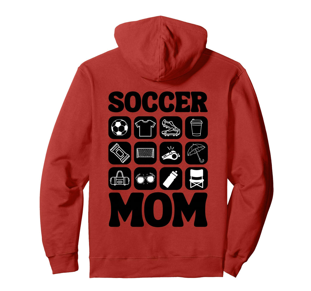 Soccer Mom Icons Soccer Hoodie - Aesthetic Graphic Unisex
