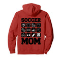 Soccer Mom Icons Soccer Hoodie - Aesthetic Graphic Unisex
