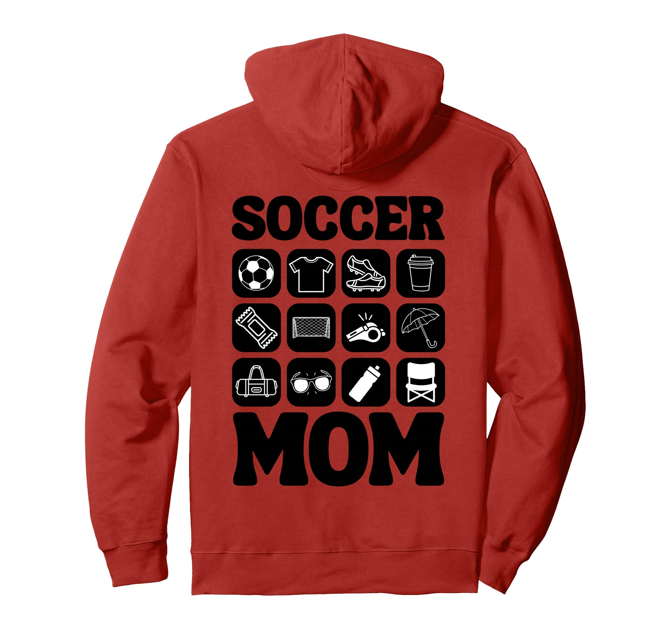 Soccer Mom Icons Soccer Hoodie - Aesthetic Graphic Unisex