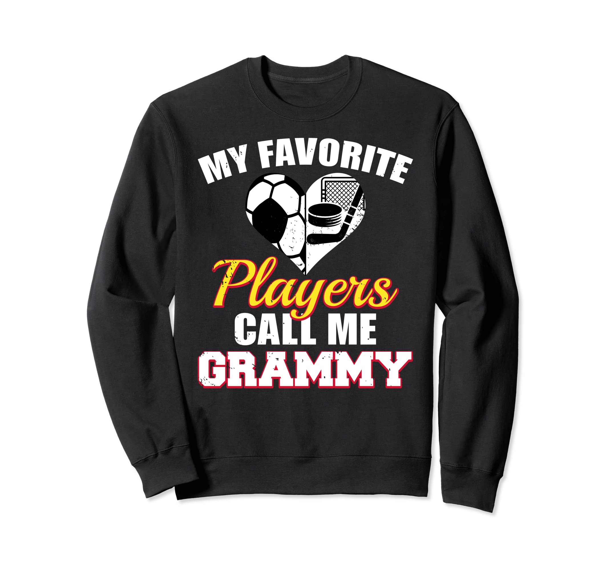 My Favorite Players Call Me Grammy Sweatshirt - Graphic Print Unisex