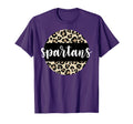 Leopard Spartans Team Mascot T-Shirt - Casual Everyday Wear for Adults
